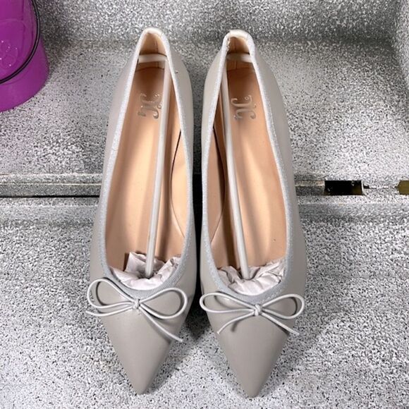 Journee Collection VIKA Vegan Leather Pointed Flats Shoes Size 9 JC - Picture 3 of 8